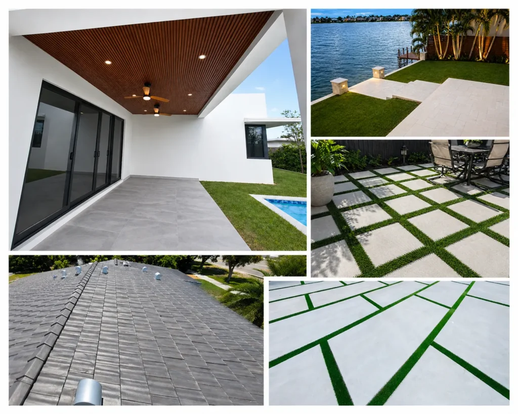Exterior home remodeling and outdoor spaces in Miami